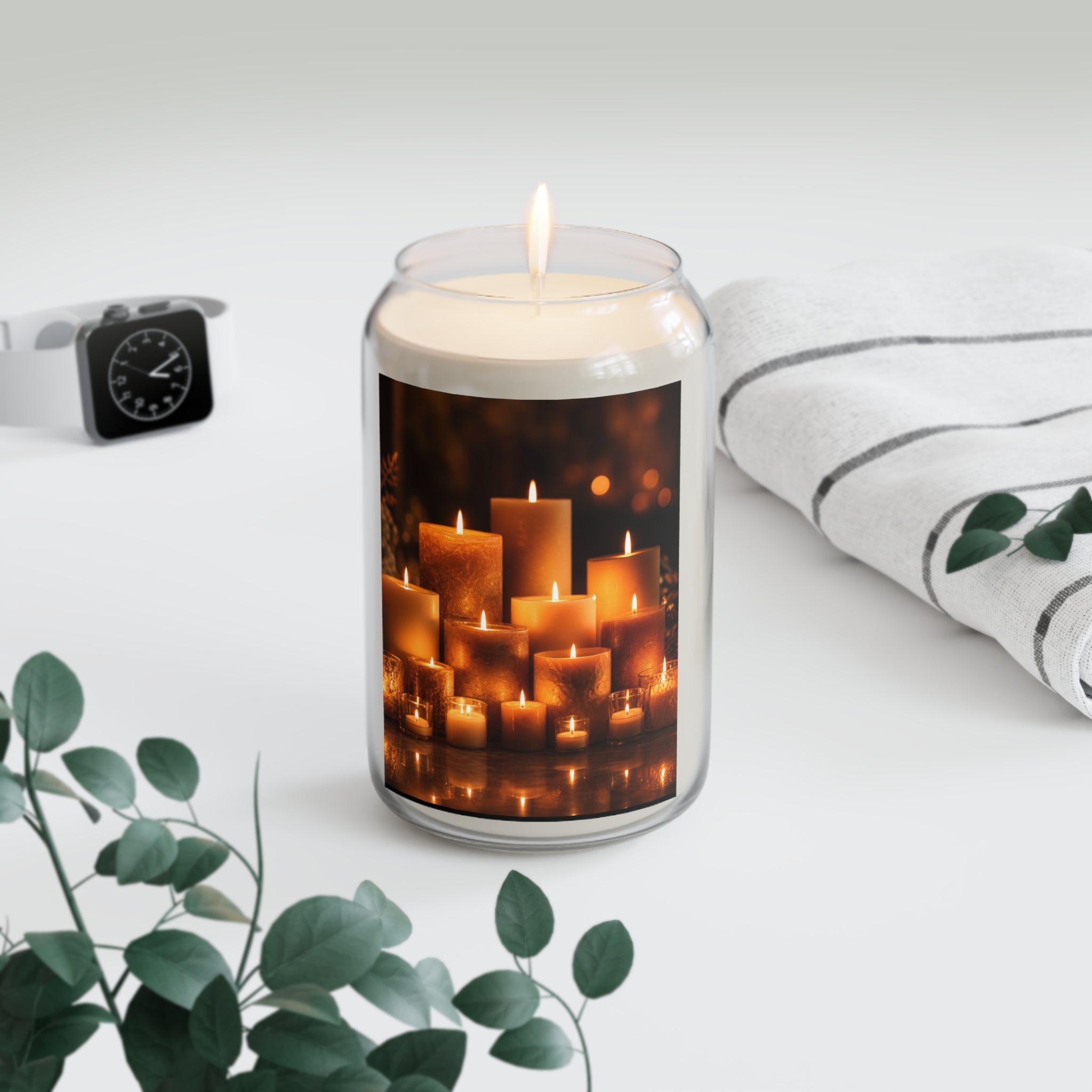 Soy Candle — Warm Glow Candlelight Scented 13.75oz