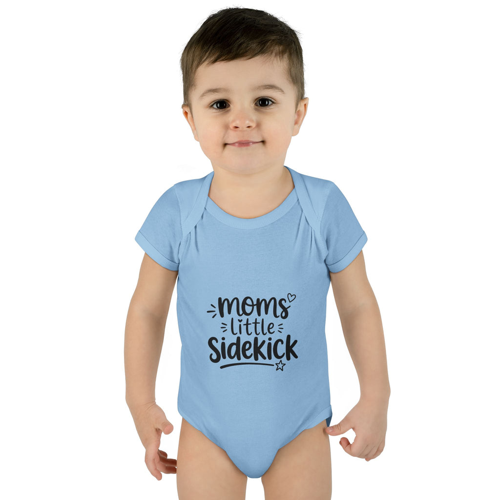 Baby Bodysuit "Mom's Little Sidekick" — Cute Infant Onesie for New Moms, Baby Shower Gift