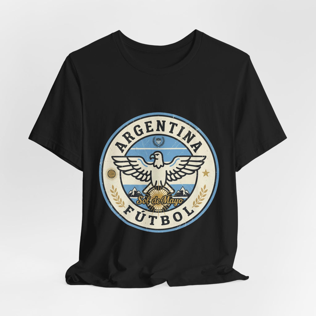 Argentina Fútbol Eagle Crest T-Shirt — Retro Soccer Tee
