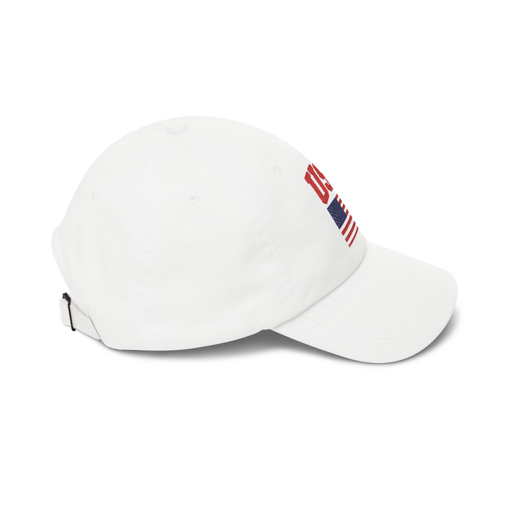 USA Flag Dad Cap – Patriotic Embroidered Baseball Hat