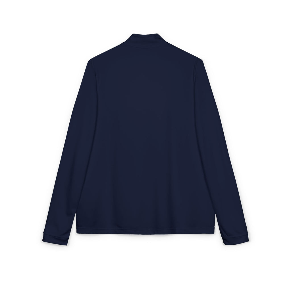 USA Flag Embroidered Quarter‑Zip Pullover