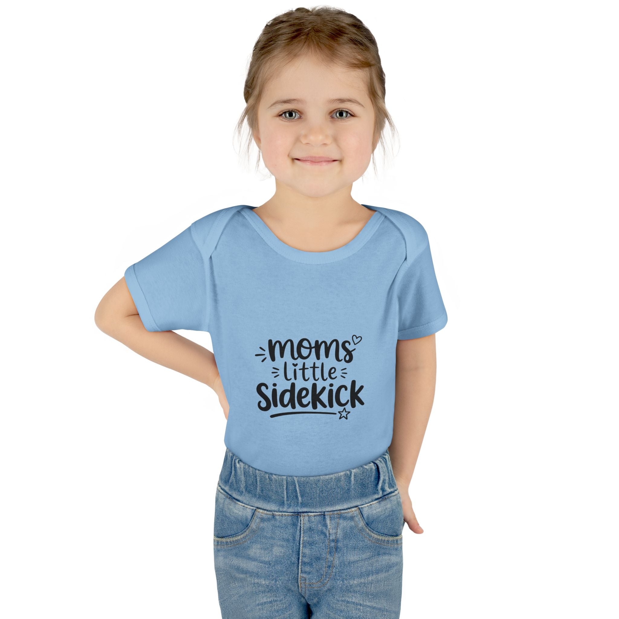 Baby Bodysuit "Mom's Little Sidekick" — Cute Infant Onesie for New Moms, Baby Shower Gift