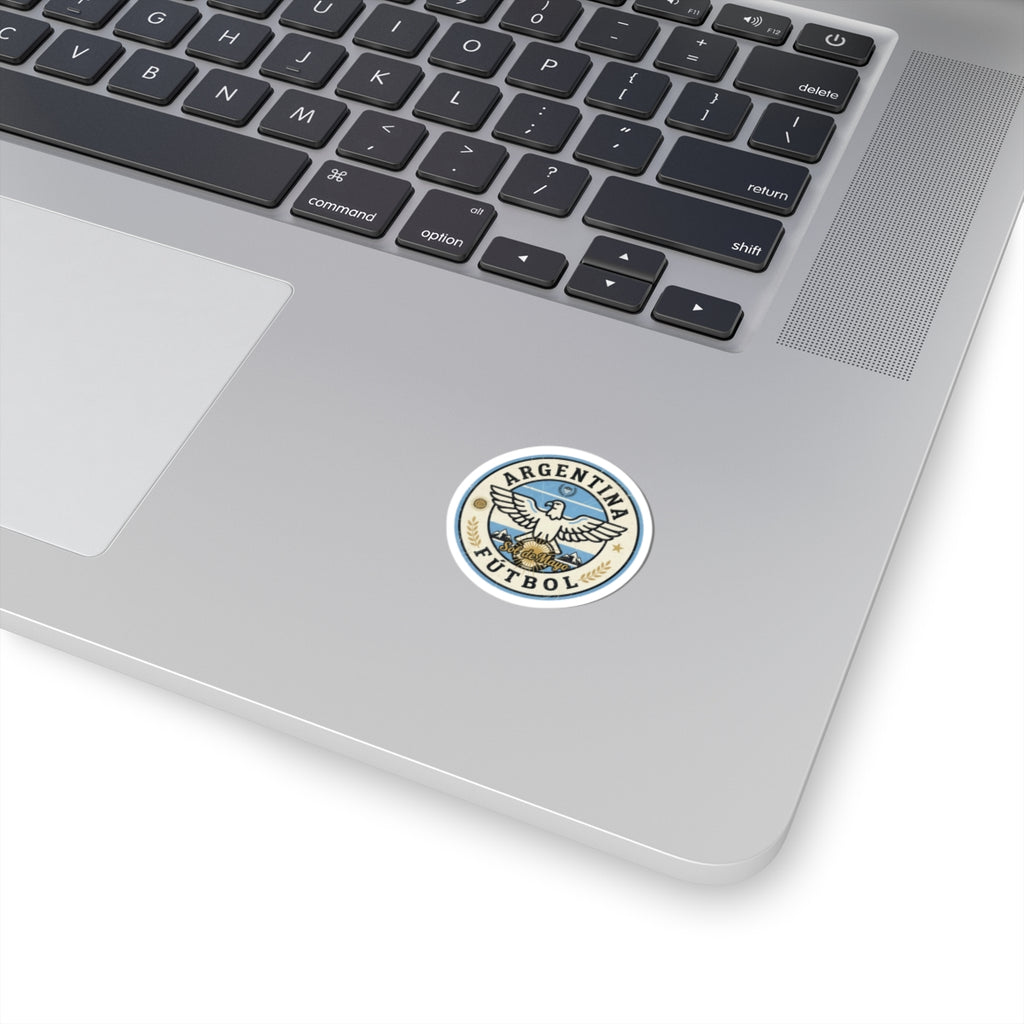 Argentina Fútbol Crest Sticker | Soccer Country Pride Kiss-Cut