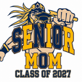 Senior Mom T-Shirt — Class of 2027 School Spirit Tee