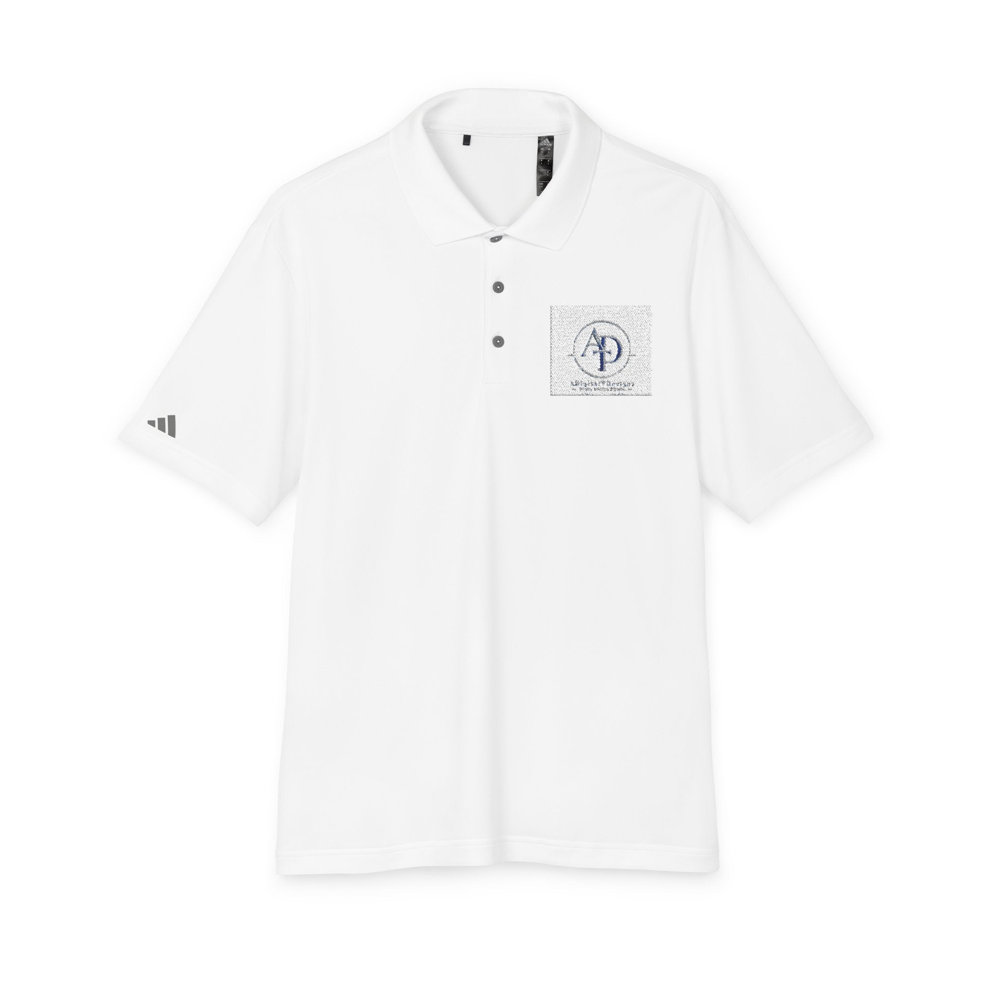 Performance Polo — Subtle Monogram Pocket Design