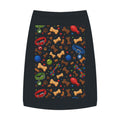 Dog Toys Pattern Pet Tank Top — Colorful Bones, Collars & Balls Print for Small Dogs