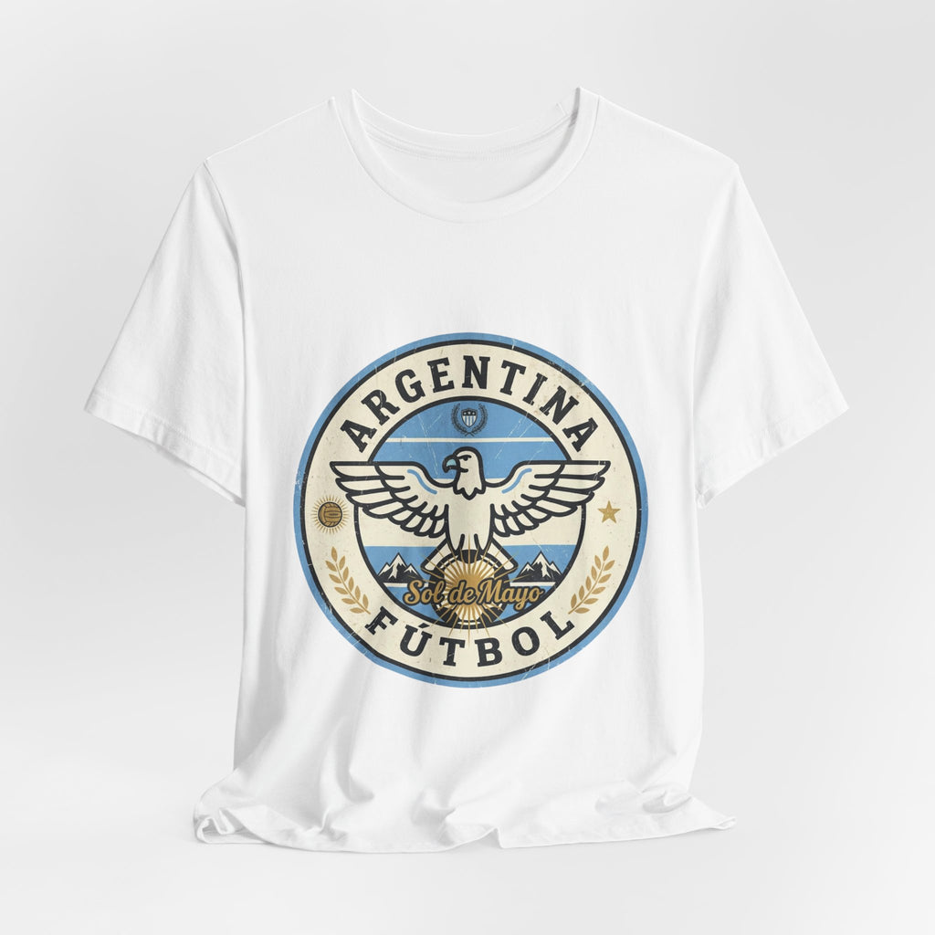 Argentina Fútbol Eagle Crest T-Shirt — Retro Soccer Tee