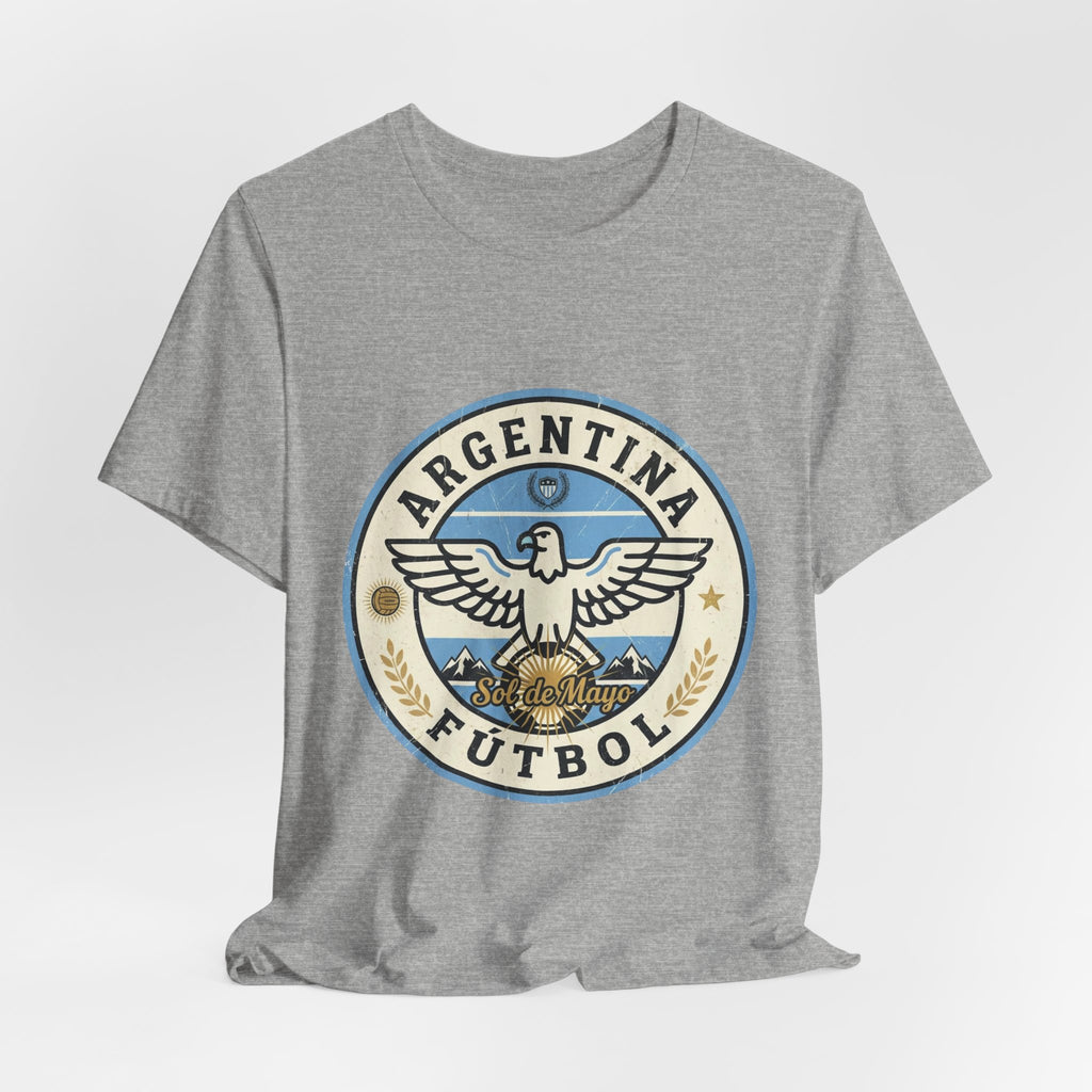 Argentina Fútbol Eagle Crest T-Shirt — Retro Soccer Tee