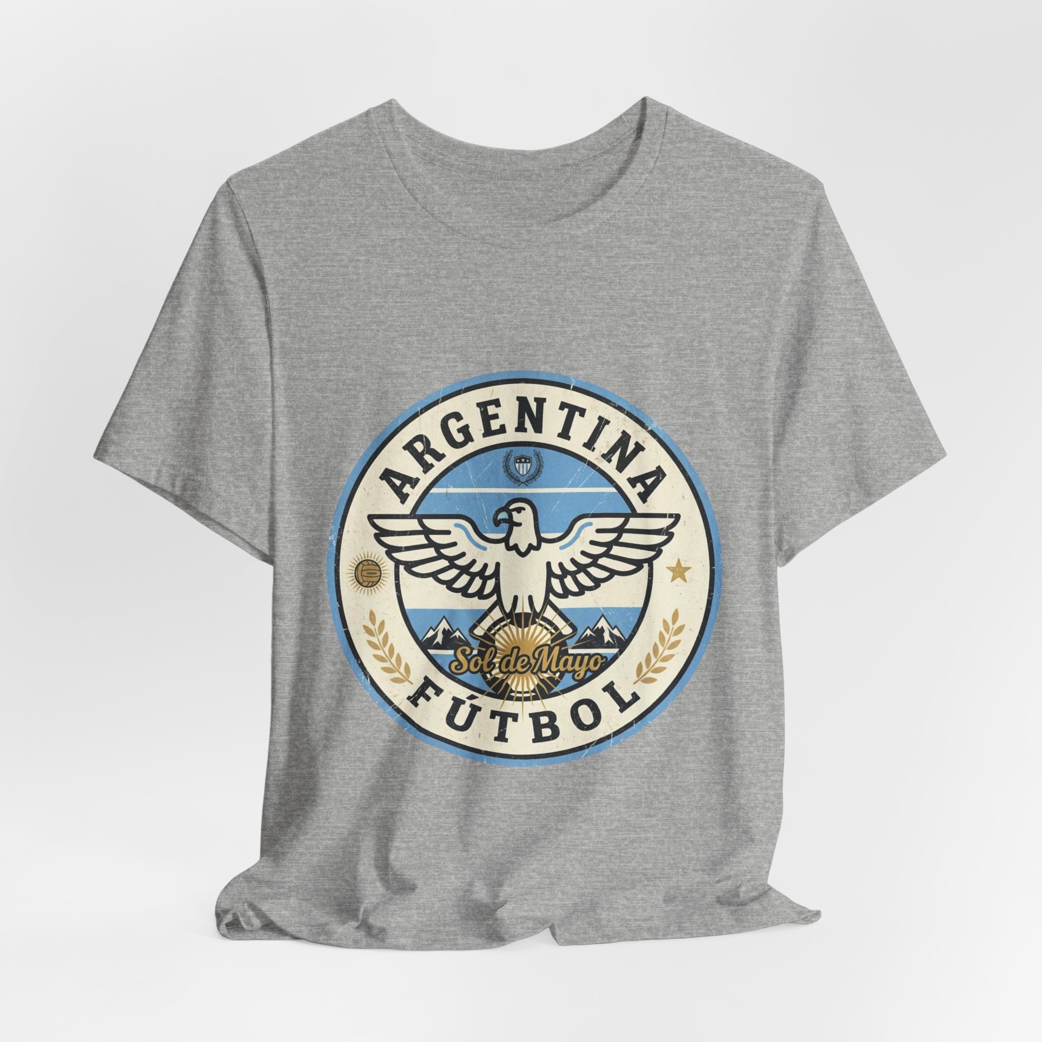 Argentina Fútbol Eagle Crest T-Shirt — Retro Soccer Tee