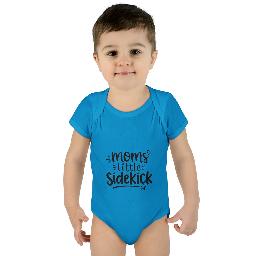 Baby Bodysuit "Mom's Little Sidekick" — Cute Infant Onesie for New Moms, Baby Shower Gift