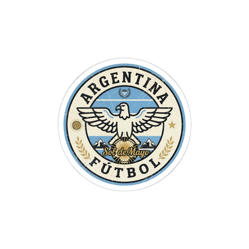 Argentina Fútbol Crest Sticker | Soccer Country Pride Kiss-Cut