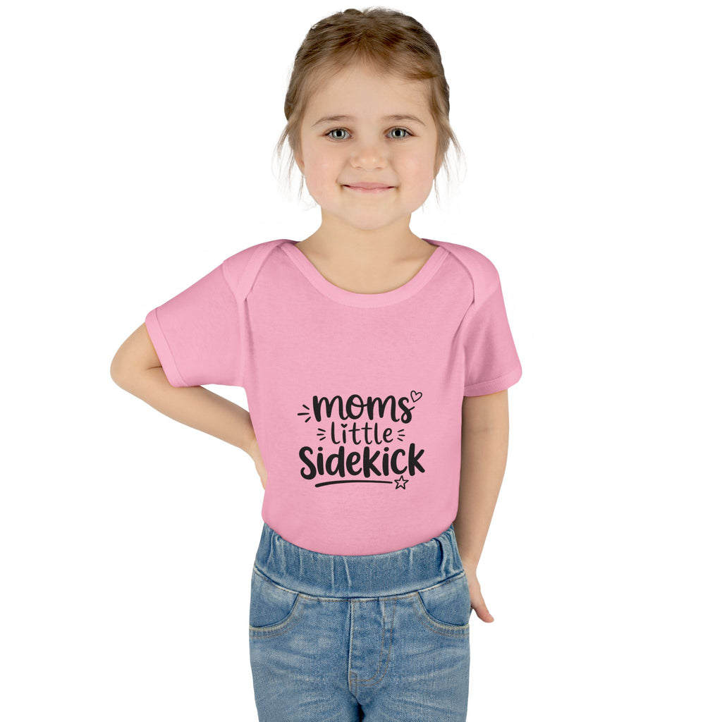 Baby Bodysuit "Mom's Little Sidekick" — Cute Infant Onesie for New Moms, Baby Shower Gift