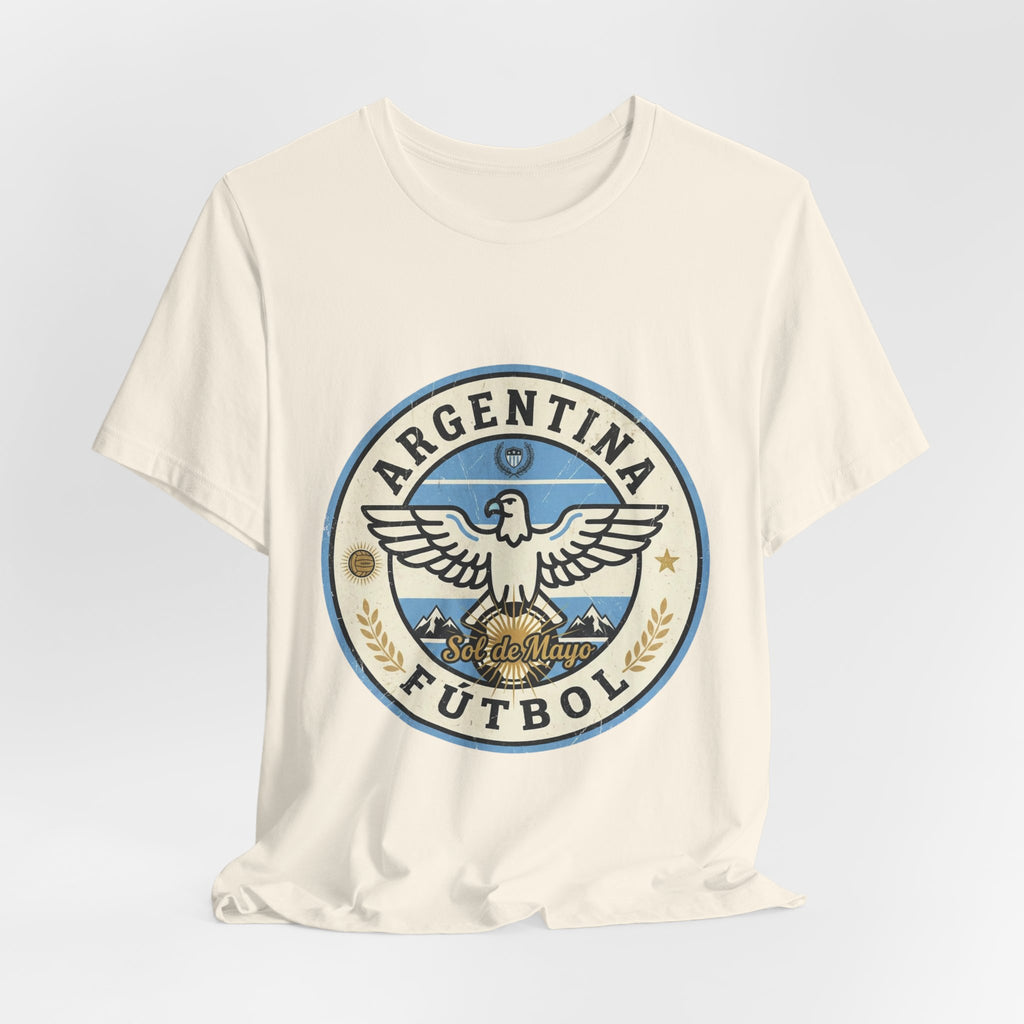 Argentina Fútbol Eagle Crest T-Shirt — Retro Soccer Tee