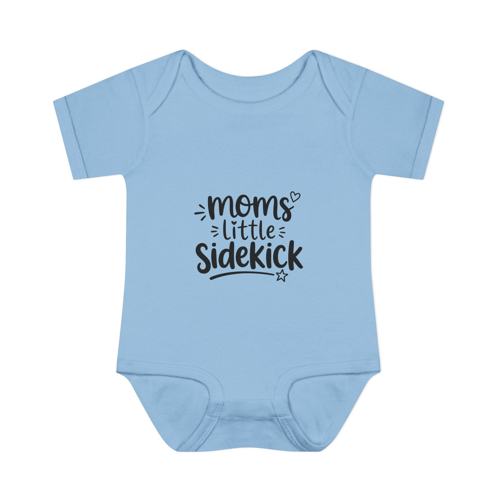 Baby Bodysuit "Mom's Little Sidekick" — Cute Infant Onesie for New Moms, Baby Shower Gift