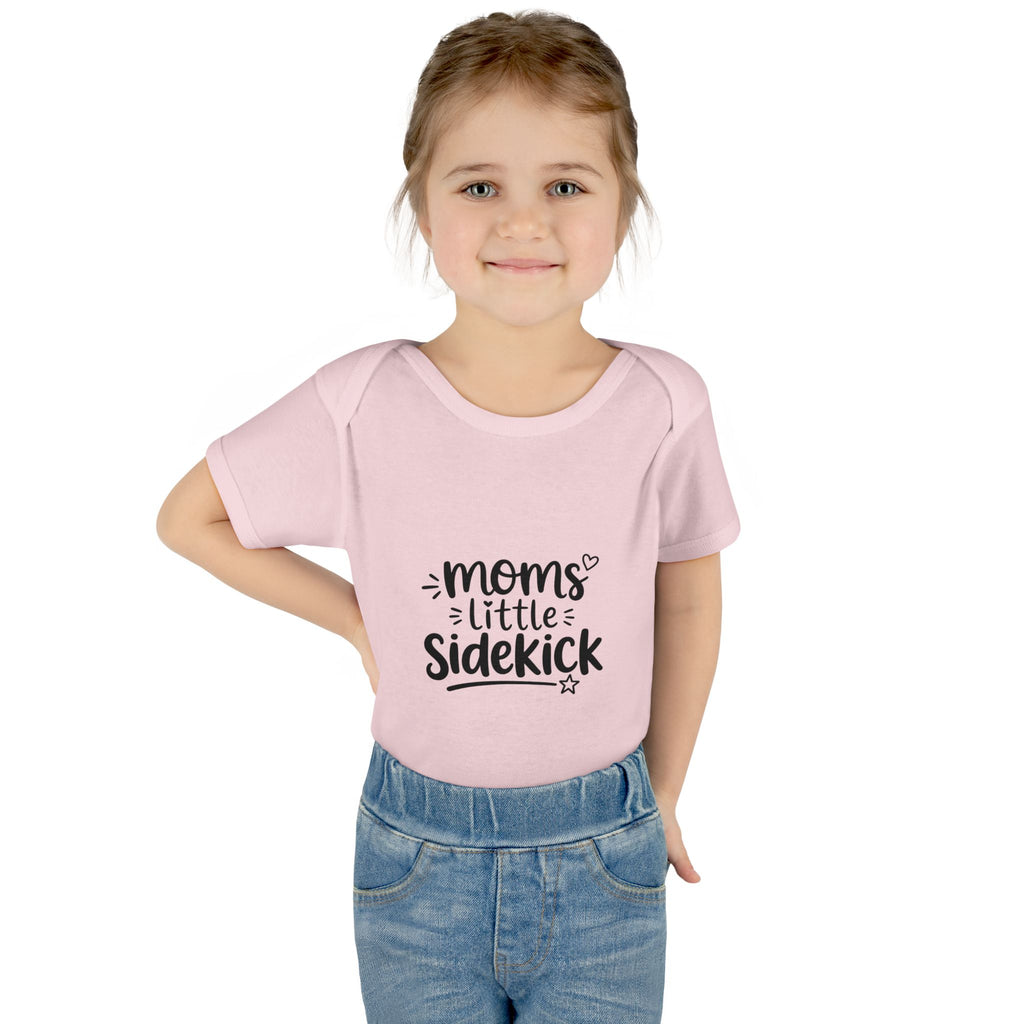 Baby Bodysuit "Mom's Little Sidekick" — Cute Infant Onesie for New Moms, Baby Shower Gift