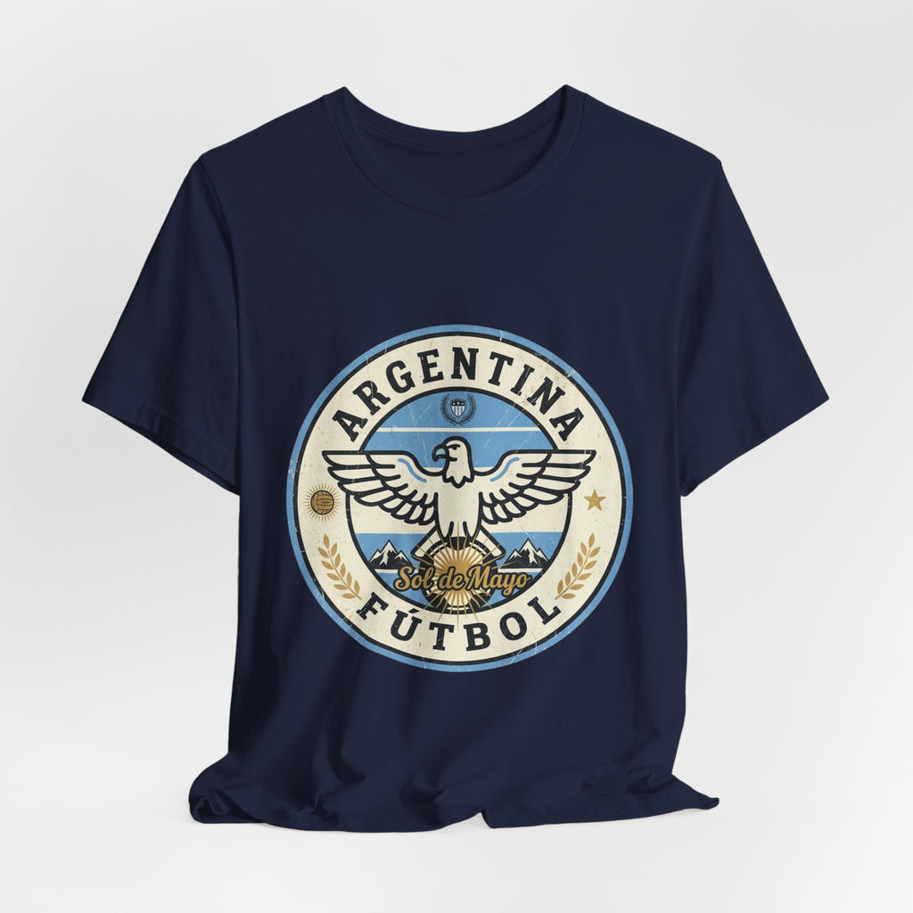 Argentina Fútbol Eagle Crest T-Shirt — Retro Soccer Tee