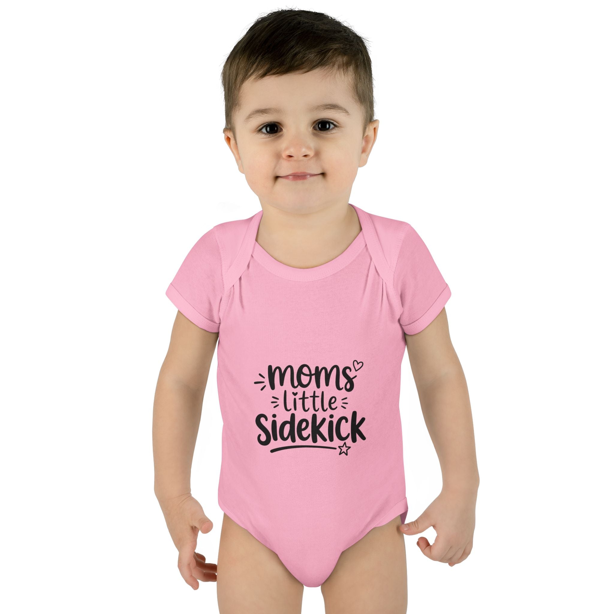 Baby Bodysuit "Mom's Little Sidekick" — Cute Infant Onesie for New Moms, Baby Shower Gift