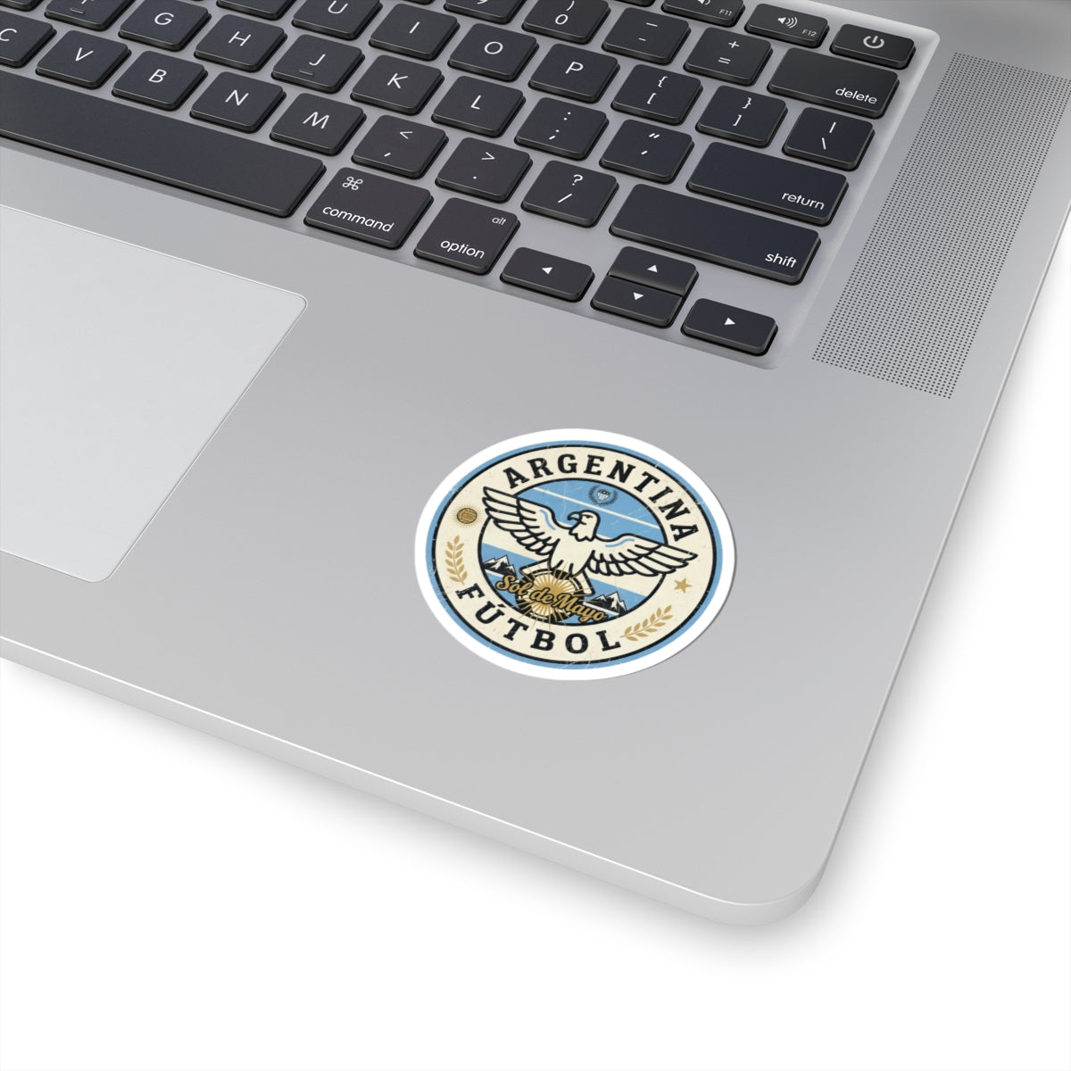 Argentina Fútbol Crest Sticker | Soccer Country Pride Kiss-Cut