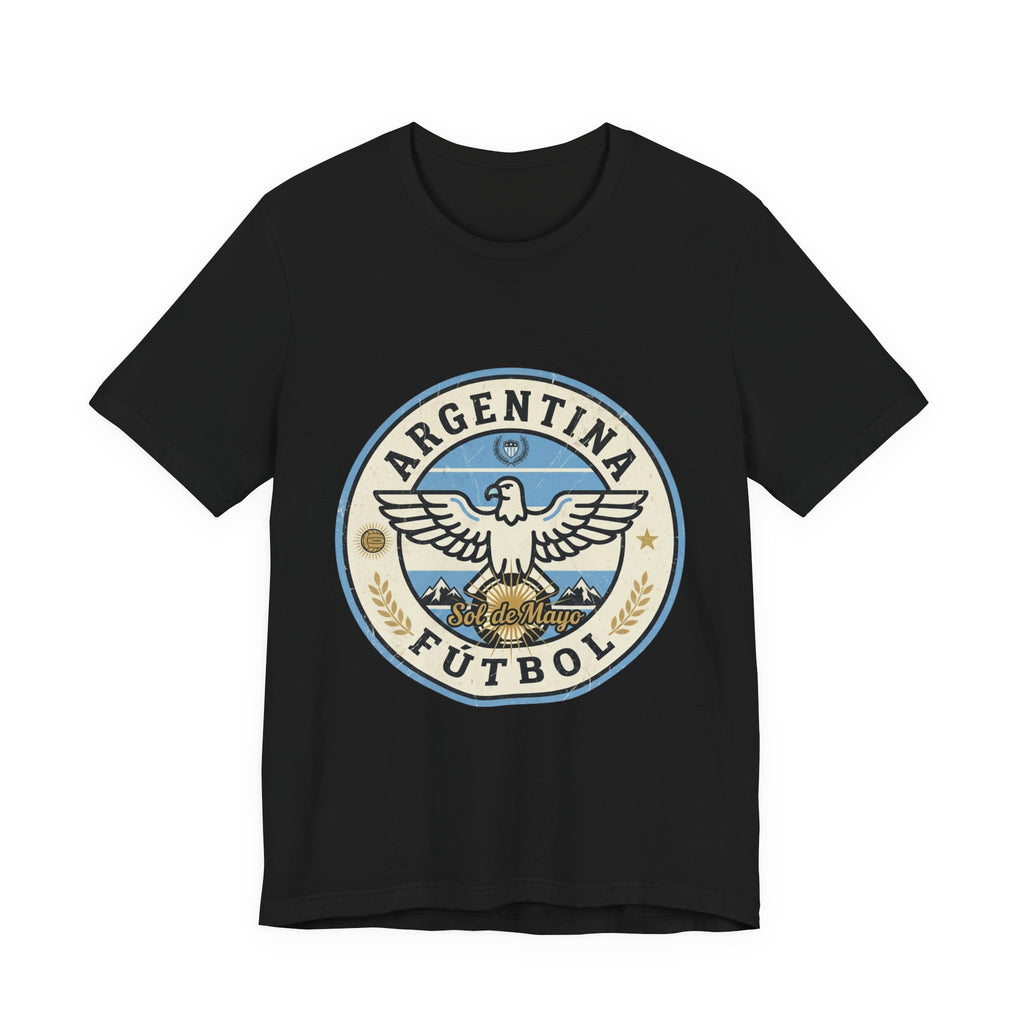 Argentina Fútbol Eagle Crest T-Shirt — Retro Soccer Tee