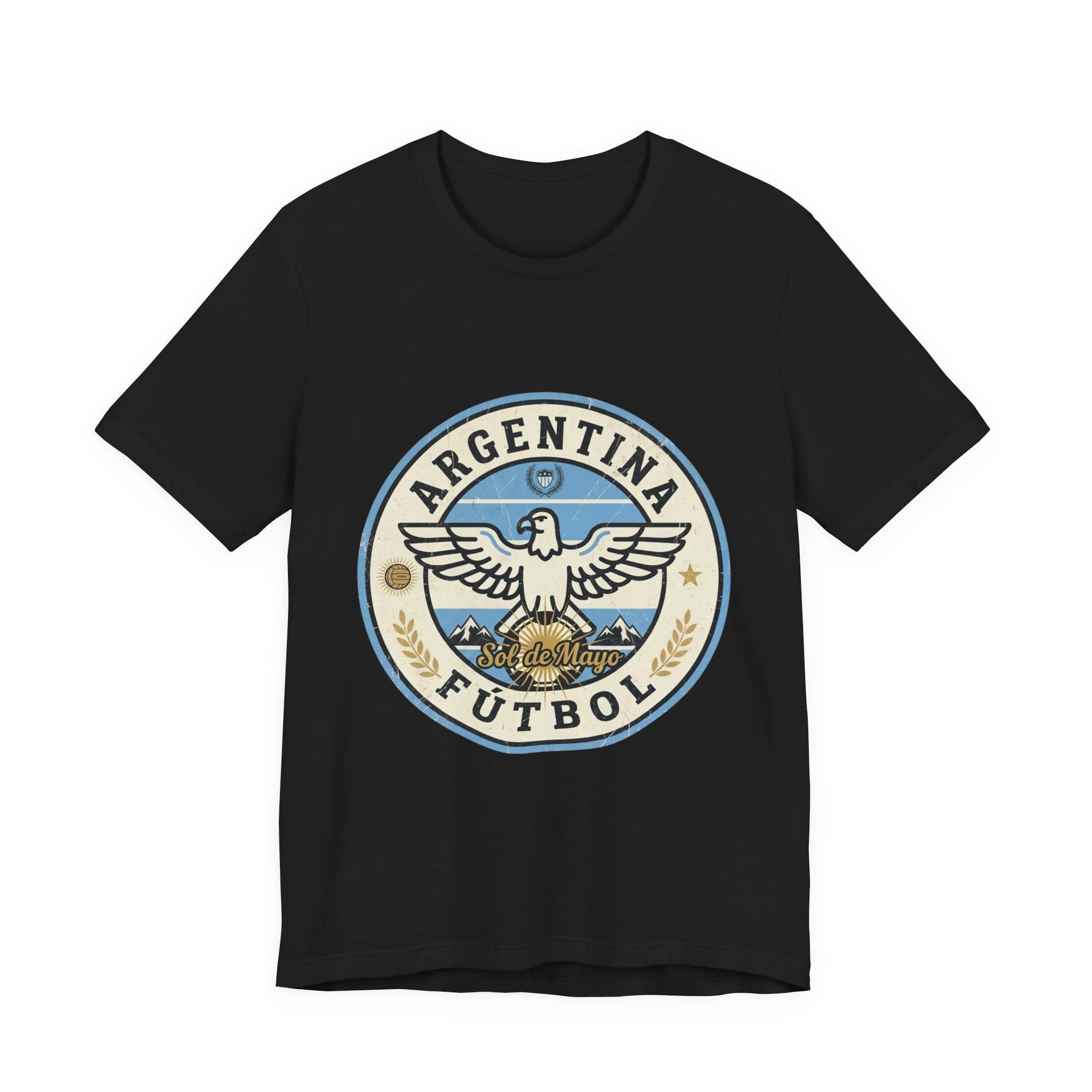 Argentina Fútbol Eagle Crest T-Shirt — Retro Soccer Tee